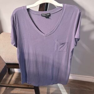 3/$15! 🎈 Purple Pocket T-Shirt